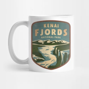 Kenai Fjords National Park Vintage Emblem Mug